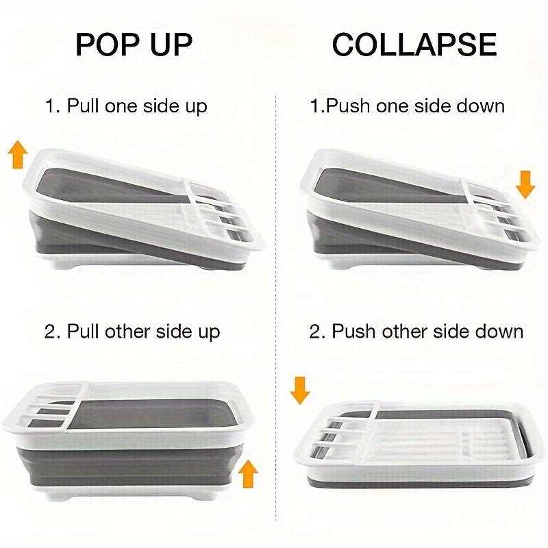 Dish Rack with Utensil Holder-3