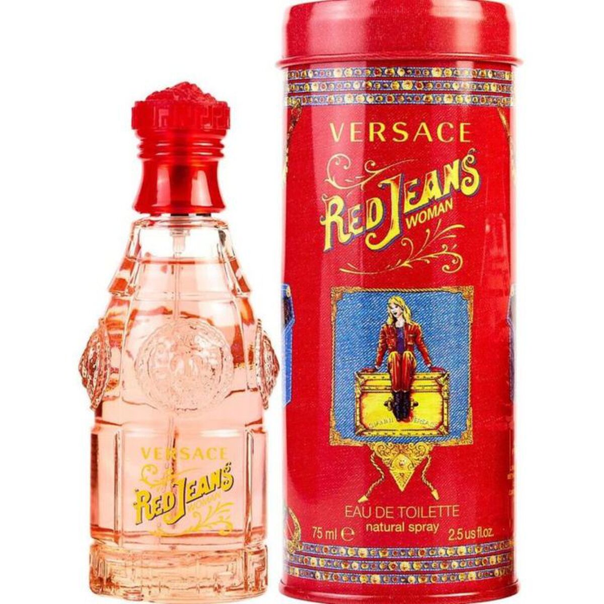 Women's Perfume Versace Red Jeans EDT-2