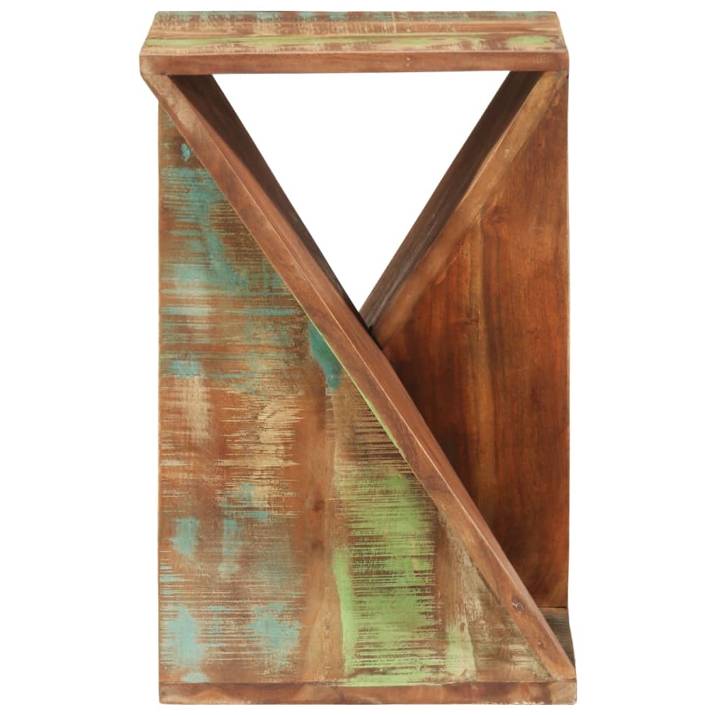 NNEVL Side Table 35x35x55 cm Solid Wood Reclaimed
