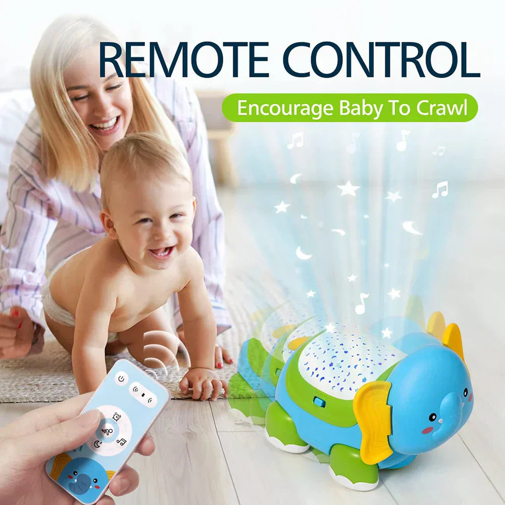 Baby Crawling Toys Musical Elephant-2
