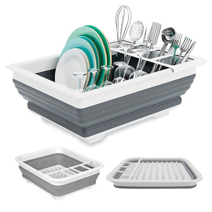 Dish Rack with Utensil Holder-0