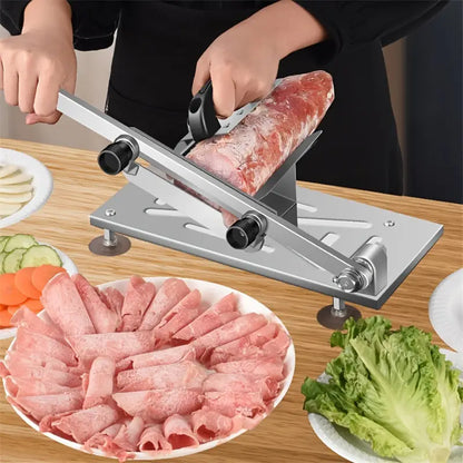 Precision Kitchen Cutting Tool - Adjustable Thickness Meat, Fruit, and Vegetable Slicer-3