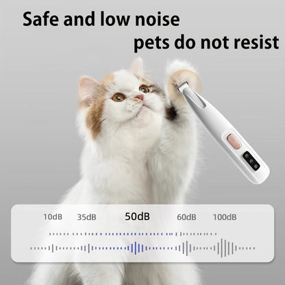 Pet Grooming Clippers with LED Light Support-2