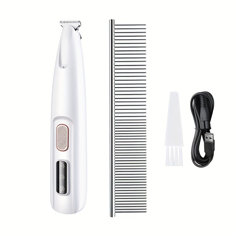 Pet Grooming Clippers with LED Light Support-0