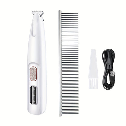 Pet Grooming Clippers with LED Light Support-0