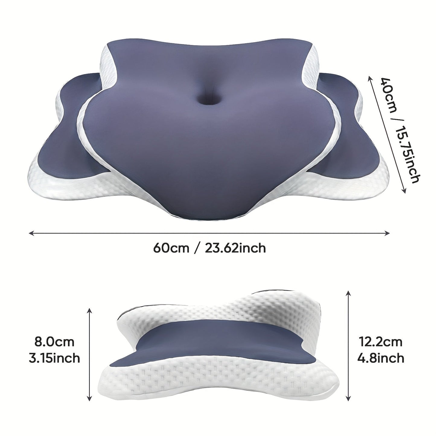 Butterfly Memory Foam Pillow for Neck Support Sleep
